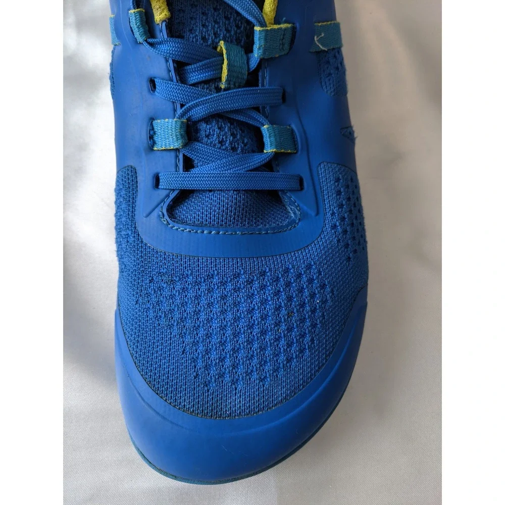 Xero Shoes Prio Perform Womens 10.5 Blue Yellow Minimalist Barefoot Sneakers